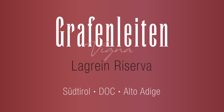 Grafenleiten Lagrein Riserva 20